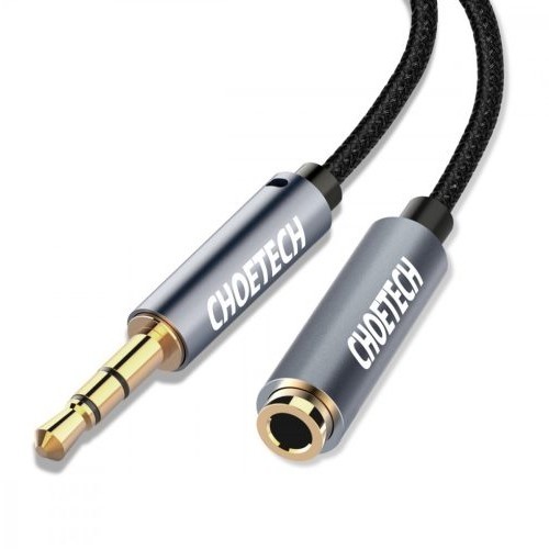 CHOETECH Audio Aux Cable 3.5mm, M-F, 2m image 1