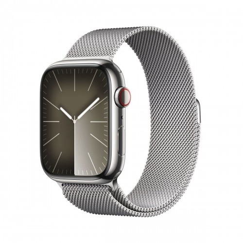 AppleWatch S9 Edelstahl Cellular 45mm Silber Milanaise image 1