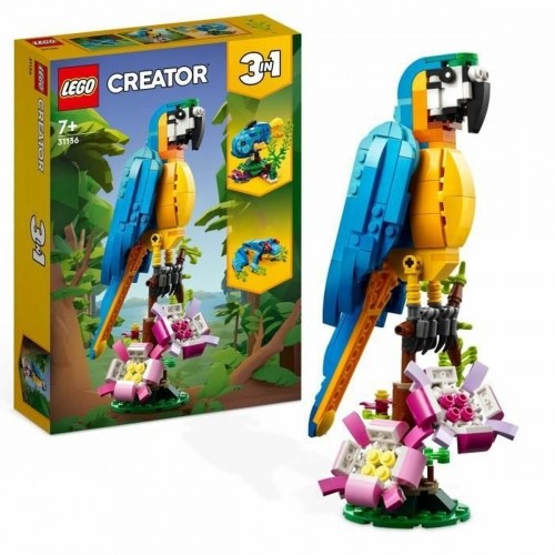 Playset Lego Creator 31136 Exotic parrot with frog and fish 3-vienā 253 Daudzums image 1