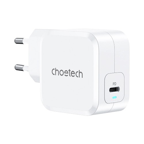 Зарядное устройство CHOETECH GaN USB Type-C: 45W, PD, QC, PPS image 1