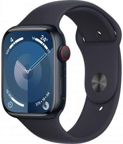Apple Watch 9 GPS + Cellular 45mm Sport Band M/L, midnight (MRMD3ET/A) image 1