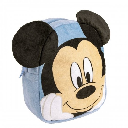 Школьный рюкзак Mickey Mouse Светло Синий 18 x 22 x 8 cm image 1