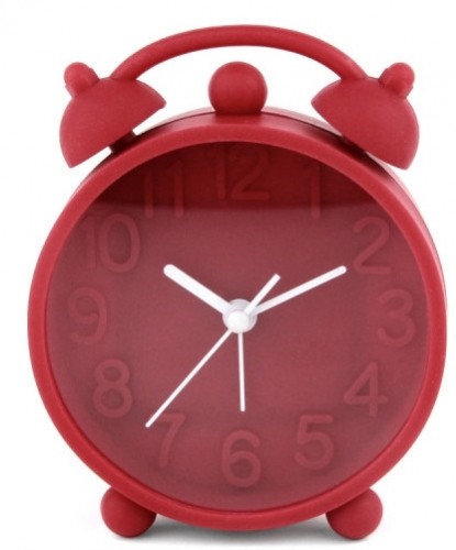 Platinet alarm clock Happiness, red (44870) image 1