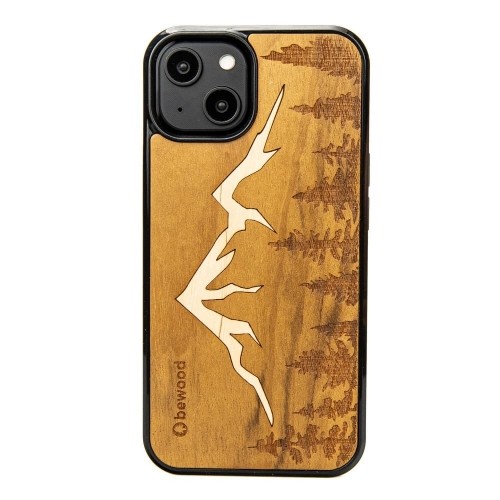 Apple Wooden case for iPhone 14 Bewood Mountains Imbuia image 1
