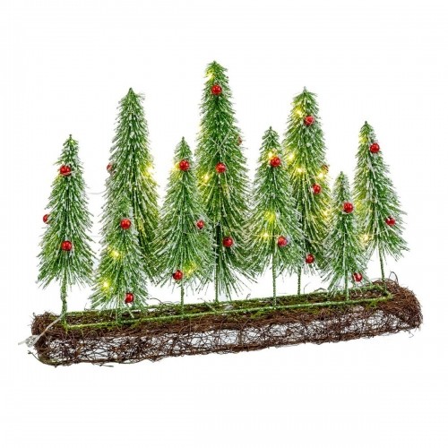Bigbuy Christmas Новогоднее украшение Коричневый Зеленый Пластик 46 x 10 x 36 cm image 1