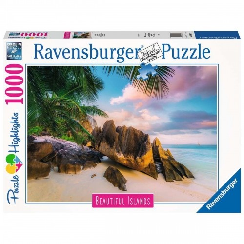 Puzle un domino komplekts Ravensburger 169078 Seychelles 1000 Daudzums image 1