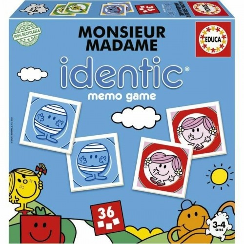 Izglītojošā Spēle Educa Monsieur Madame Identic (FR) image 1