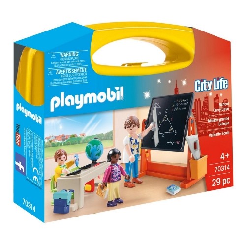 Playset City Life School Carry Case Playmobil 70314 (29 pcs) image 1