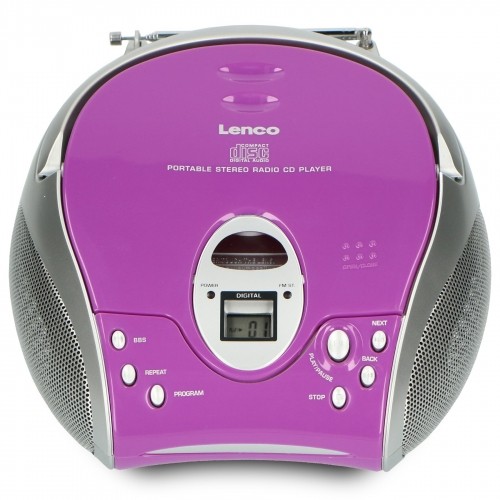 Portable stereo FM radio with CD player Lenco SCD24PU image 1