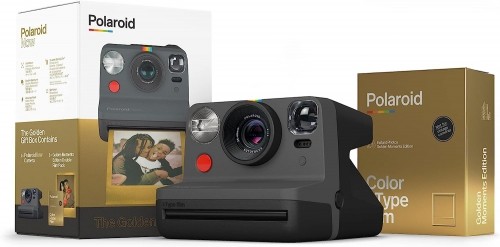 Polaroid Now Gen 2 Everything Box Golden Edition, black image 1