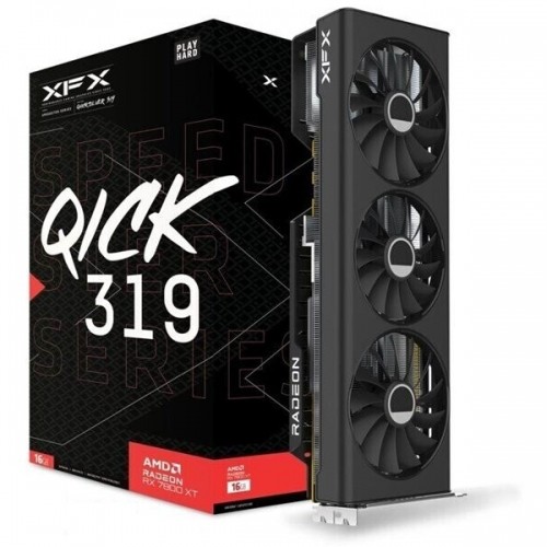 XFX Speedster QICK 319 Radeon RX 7800 XT Core Edition - 16GB GDDR6, 1x HDMI, 3x DP image 1