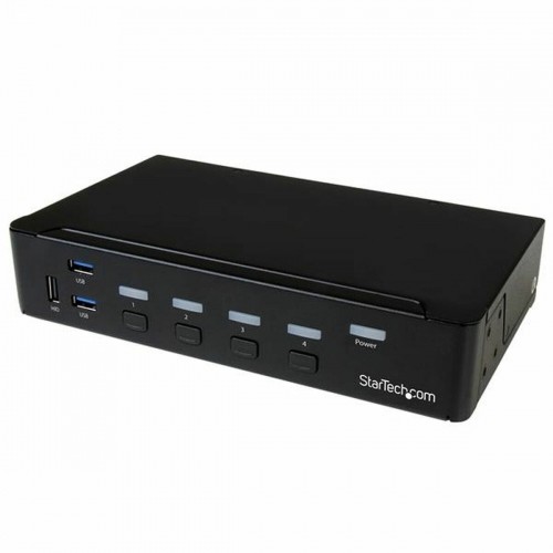 KVM slēdzis Startech SV431DPU3A2 4K Ultra HD USB 3.0 DisplayPort image 1