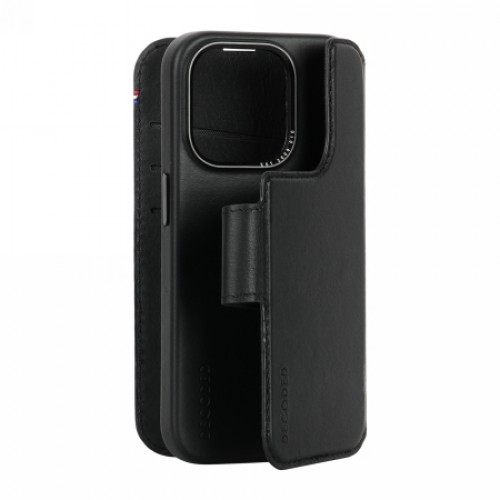 Apple Decoded Detachable Wallet â MagSafe compatible protective leather case for iPhone 15 (black) image 1