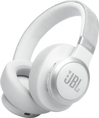 JBL wireless headset Live 770NC, white image 1