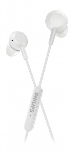 PHILIPS In-Ear austiņas ar mikrofonu, baltas - TAE5008WT/00 image 1