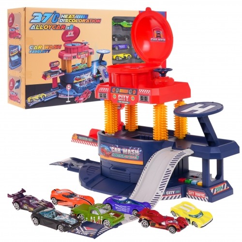 RoGer Automazgātava + 10 Rotaļu mašīnas ar Krāsu maiņu image 1