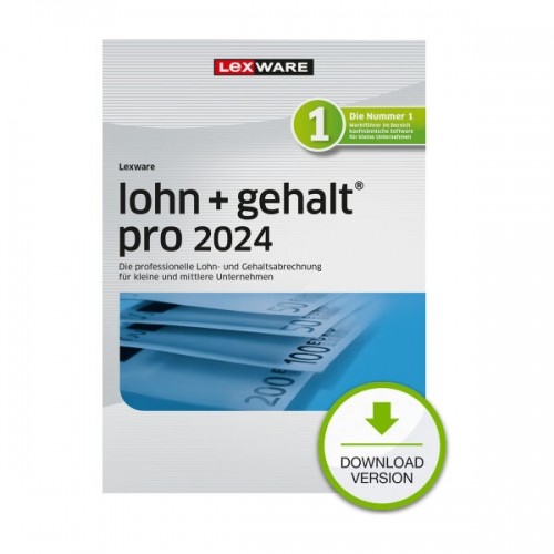 Lexware Lohn+Gehalt pro 2024 Download Jahresversion (365-Tage) image 1
