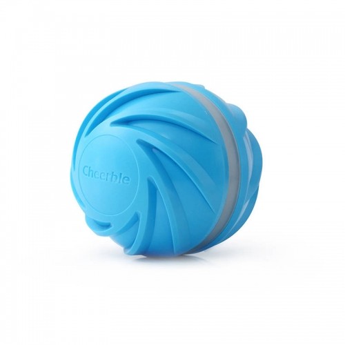 Cheerble W1 Interactive Ball for Dogs and Cats (Cyclone Version) (blue) image 1