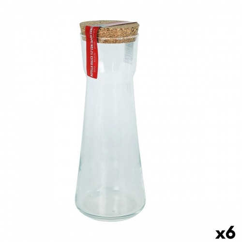 Stikla Pudele Royal Leerdam Balice Korķis 1L (6 gb.) image 1