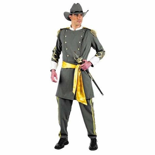 Маскарадные костюмы для взрослых Limit Costumes Солдат конфедерации 4 Предметы Разноцветный image 1