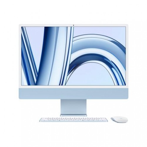 Apple iMac 24” 4.5K Retina, Apple  M3 8C CPU, 10C GPU/8GB/256GB SSD/Blue/RUS Apple image 1
