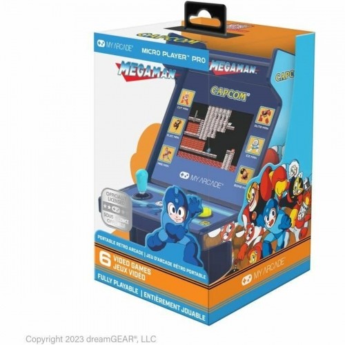 Pārnēsājama Spēļu Konsole My Arcade Micro Player PRO - Megaman Retro Games Zils image 1