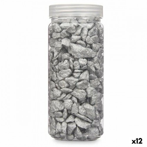 Gift Decor Dekoratīvie akmeņi Sudrabains 10 - 20 mm 700 g (12 gb.) image 1