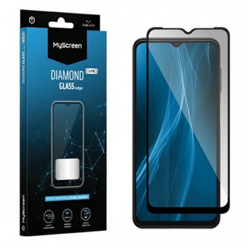 Myscreenprotector MS Diamond Glass Edge Lite FG Honor X6a czarny|black Full Glue image 1