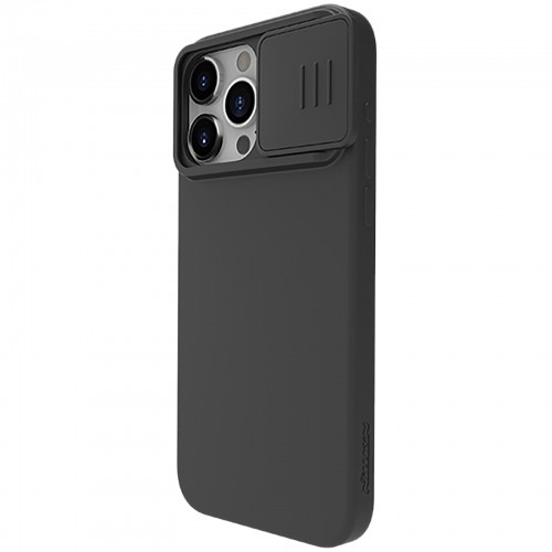 Nillkin CamShield Silky Magnetic Silicone Case for Apple iPhone 15 Pro Black image 1