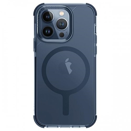 UNIQ etui Combat iPhone 15 Pro Max 6.7" Magclick Charging ciemnoniebieski|smoke blue image 1