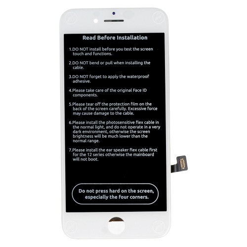 OEM LCD Display NCC for Iphone 7 White Select image 1