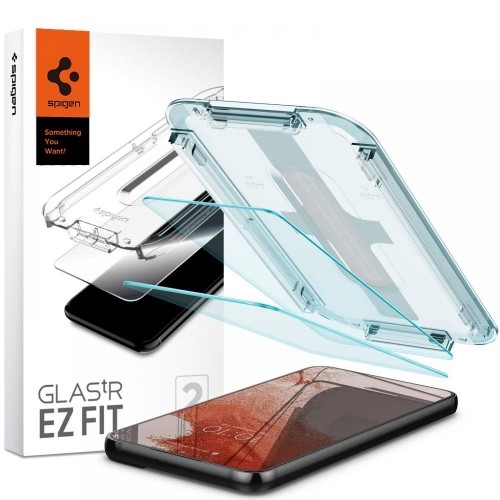 Samsung TEMPERED GLASS Spigen GLAS.TR "EZ FIT" 2-PACK GALAXY S22 image 1