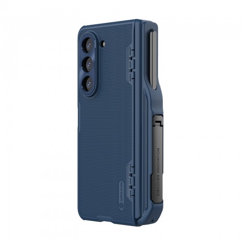 Nillkin Super Frosted FOLD Slot+Stand Back Cover for Samsung Galaxy Z Fold 5 Blue image 1