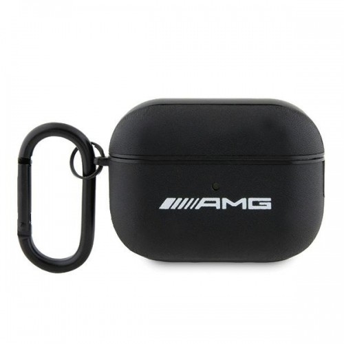 Mercedes AMG AMAP2SLWK AirPods Pro 2 cover czarny|black Leather White Logo image 1