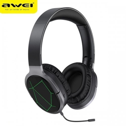 AWEI słuchawki gaming Bluetooth A799BL nauszne gamingowe z mikrofonem czarny|black image 1