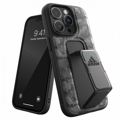 Adidas SP Grip Case CAMO iPhone 14 Pro czarny|black 50249 image 1