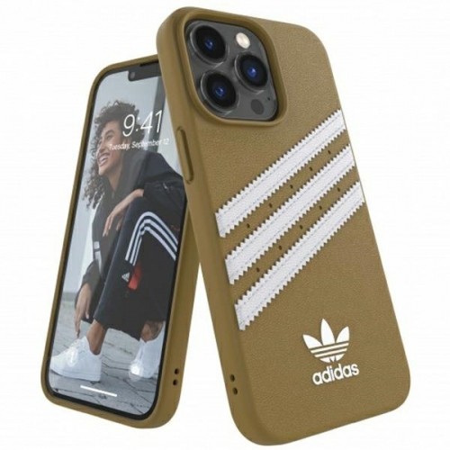 Adidas OR Moulded PU iPhone 13 Pro | 13 6,1" beżowo-złoty|beige-gold 47806 image 1