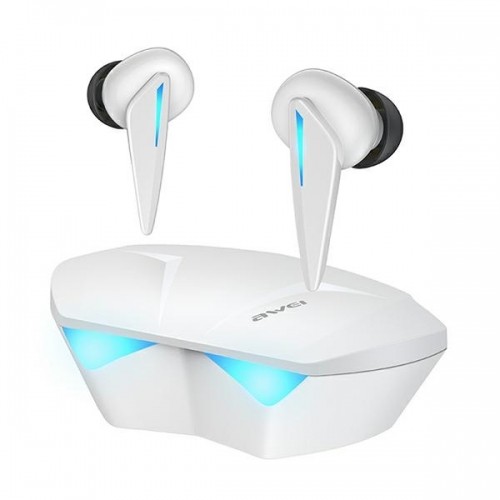 Awei Słuchawki Bluetooth 5.0 TWS Gaming T23 Białe image 1