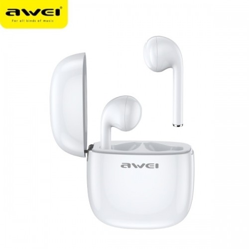Awei Słuchawki Bluetooth T28 TWS+stacja dokująca Białe image 1