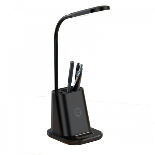 XO wireless charger WX032 3in1 25W black LED lamp image 1