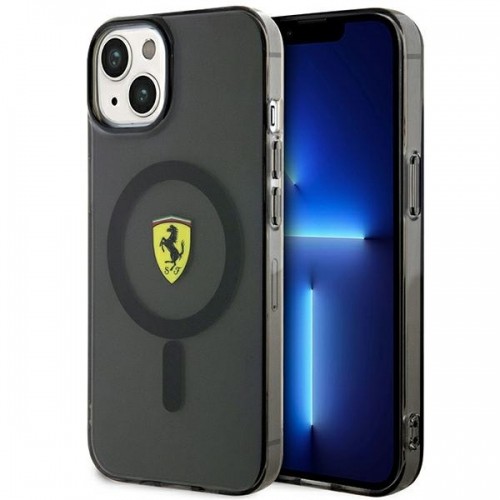 Ferrari FEHMP14SURKK iPhone 14 6,1" czarny|black hardcase Translucent Magsafe image 1