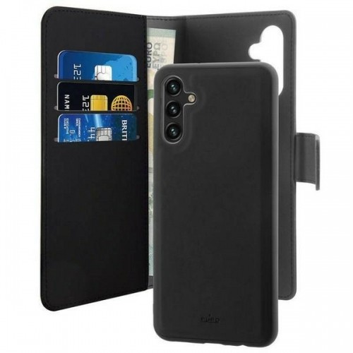 Puro Wallet Detachable Samsung A13 5G A136 2w1 czarne|black SGA13BOOKC3BLK image 1