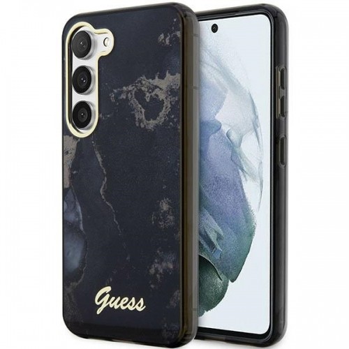 Guess GUHCS23MHTMRSK S23+ S916 czarny|black hardcase Golden Marble Collection image 1