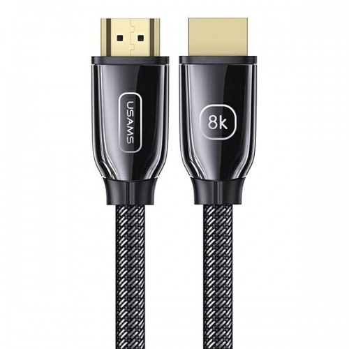 USAMS Kabel HDMI - HDMI 2.1 U67 3m 8K czarny|black Ultra HD SJ498HD01 (US-SJ498) image 1