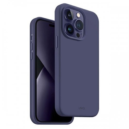 UNIQ etui Lino iPhone 14 Pro Max 6,7" purpurowy|purple fig image 1