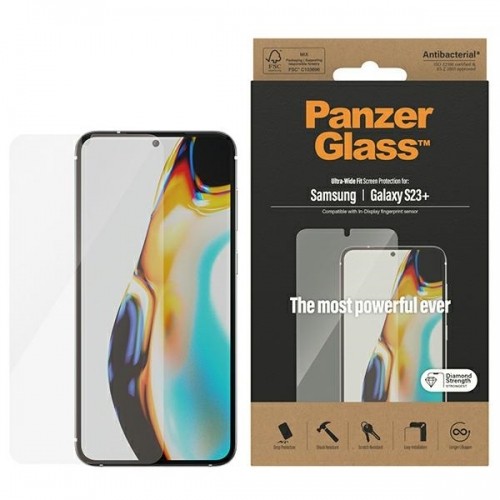 PanzerGlass Ultra-Wide fit tempered glass for Samsung Galaxy S23 Plus image 1
