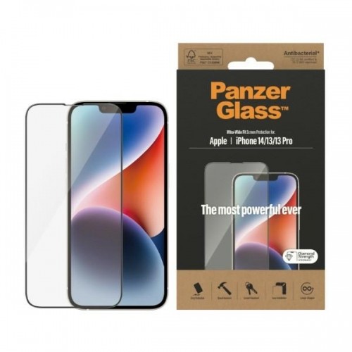 PanzerGlass Ultra-Wide Fit tempered glass for iPhone 13 | 13 Pro | 14 6,1" image 1