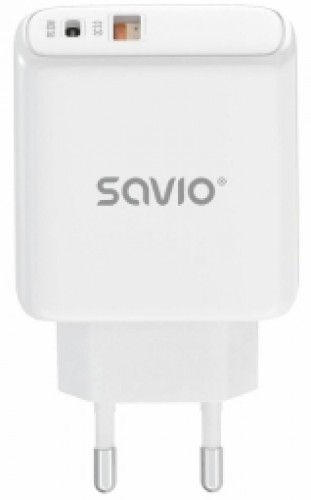 Lādētājs Savio USB Quick Charge 30W image 1