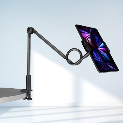 Wozinsky long flexible phone and tablet holder black (WTHBK5) image 1