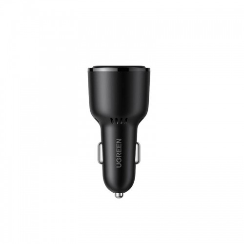 Ugreen car charger 2x USB Type C | 1x USB 69W 5A Power Delivery Quick Charge black (20467) image 1
